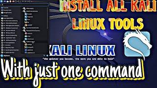 How to download every additional tools in kali linux for penitration testing  |kali linuux eveything