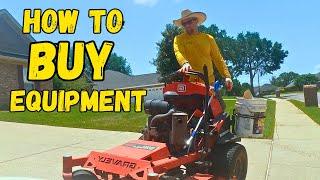 How To BUY For YOUR Lawn Care BUSINESS