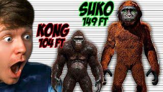 SUKO is Actually WAY TALLER than KONG!? (Reaction)