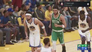 Early NBA 2K23 Gameplay! Celtics vs Warriors! Rail Camera Angle - NBA Finals Rematch