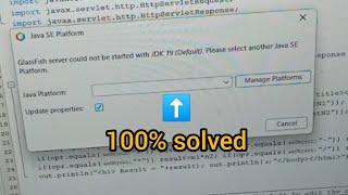 GlassFish Server could not be started with JDK 19(default) || 100% solution || TyBscit || Java
