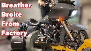 Breather Broken from the Factory - Harley Davidson 2022 Road Glide Special