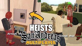 GTA SAMP HEISTS - I STOLE A SAFE AND ANTIQUES FROM THE RICH MANSION!