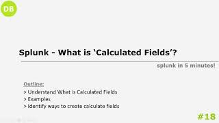 Splunk - Calculated Fields