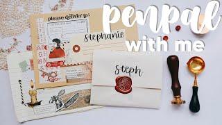 PENPAL WITH ME | vintage theme