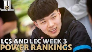 #LCS and #LEC Week 3 Summer Split Team Power Rankings