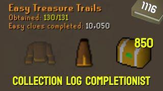 I Streamed Easy Clues For A Week Straight - Collection Log Completionist - (#50)