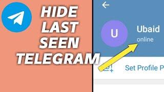How to hide online and last seen on telegram | easy