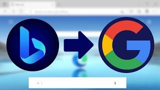 How to change Bing to Google in Microsoft Edge