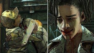 Clementine Saves and Hugs Louis in Prison -All Choices- The Walking Dead The Final Season Episode 3