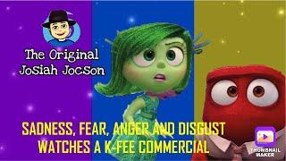 Sadness, Fear, Anger and Disgust Watches A K-Fee Commercial