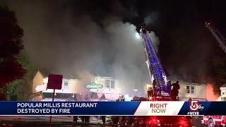 Popular Millis restaurant destroyed in fire