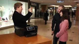 Demo of HP's ePrint Technology at Pacific Centre