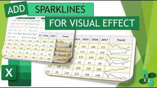 Add Sparklines to Your Data in Excel for Visual Representation