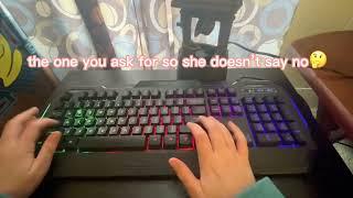 When you ask your mom for a new gaming keyboard