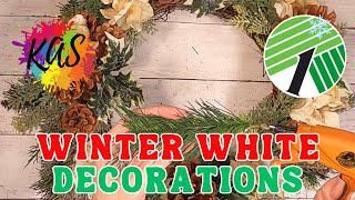 WINTER DECOR RECYCLING Craft DIY Project Ideas from Christmas Decor.