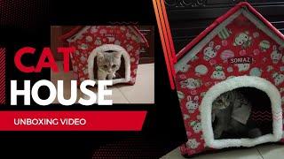 Cat House Unboxing | Explore With Lamia | First video