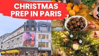 Traditional French Christmas - Running Errands & Food Haul | Christmas Prep in Paris