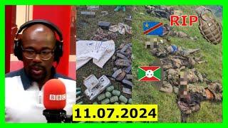 AMAKURU YA #BBC #GAHUZA 11.07.2024 CONGO IFASHE UMWANZURO #BURUNDI #RWANDA #CONGO NAYAVURWA KWISI