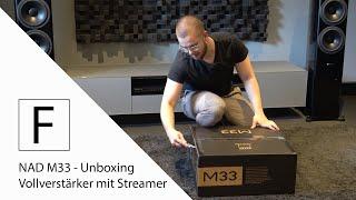 NAD M33 Vollverstärker mit integriertem BluOS Streamer - HiFi unboxing!