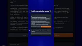 Text Summarization using T5