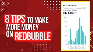 8 tips to make more money on Redbubble - Redbubble Tutorial