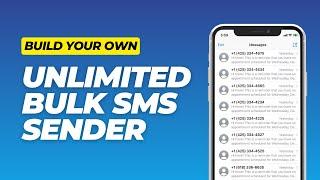 How To Send Unlimited Bulk SMS Using YOUR NUMBER (2024) (New Method)