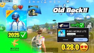 Pubg Lite New 0.28.0 Tencent Back Update 2025 | Pubg Mobile Lite 0.28.0 Comeback Update 2025 