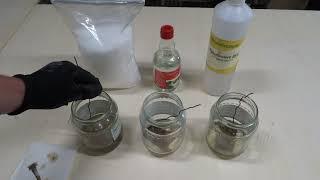 Rost Experiment 3 Stoffe Zitronensäure Phosphorsäure und Essigessenz Teil 2 Life Hacks DIY Tools