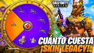 SKIN MUY EXCLUSIVA!! CUÁNTO CUESTA la NUEVA RULETA LEGACY de MAC 10 BAST IDOL COD MOBILE