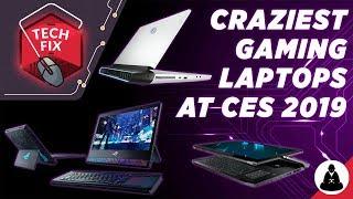 The Craziest Gaming Laptops at CES 2019! | Tech Fix