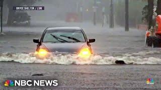 Powerful storm system moving up East Coast brings flooding to South Carolina