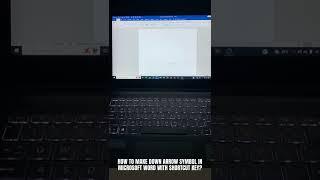 how to make down arrow symbol in Microsoft word with shortcut key