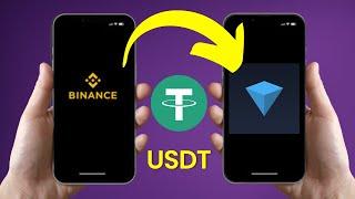 How To Transfer USDT From Binance  To Tonkeeper -  Quick Tutorial - 2024