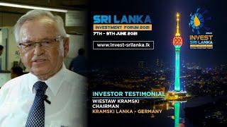 SLIF 2021 — Investor Testimonial: Kramski Lanka - Germany