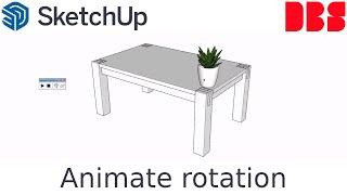 Free Sketchup Extension - Animate Rotation