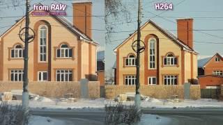 Test H264 from RAW vs MOV