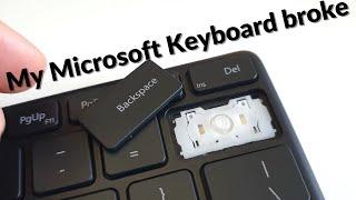 Logitech K380 vs Microsoft Designer Compact Keyboard - wear and tear