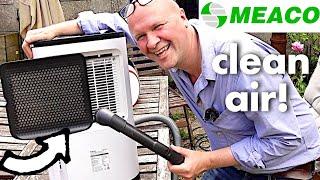 How to clean a Meaco dehumidifier filter!