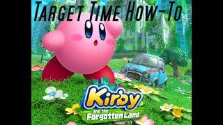 How To Target Time: Cutter and Bomb Treasure Road Kirby Forgotten Land