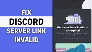 How To Fix Discord Server Link Invalid or Expired Issue on Android (2024)