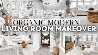 ORGANIC MODERN LIVING ROOM MAKEOVER 2022 | ITCH TO SWITCH 2022 | *NEW* LIVING ROOM REFRESH