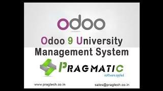 Odoo 9 University Management System