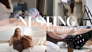 NESTING for baby #3 - Home Birth Prep, House Prep, minimal baby items