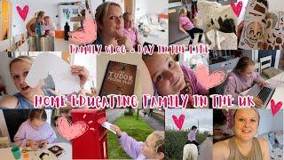 Home educating family - Day in the life. With resources and ideas! Home schooling in the UK.