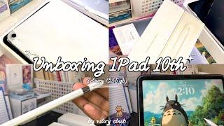 UNBOXING IPAD 10TH GENERATION | SILVER (256GB) | ~WITH USB-C APPLE PENCIL~ | 2025