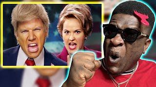 Rapper Reacts To | Donald Trump vs Hillary Clinton. Epic Rap Battles of History (REACTION)