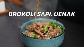 1 LAUK CUKUP! TUMIS SAPI BROKOLI ALA RESTORAN