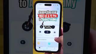 How to connect the Segway-Ninebot MAX G2 and F2 Pro to Apple FindMy  #ninebot #scooter