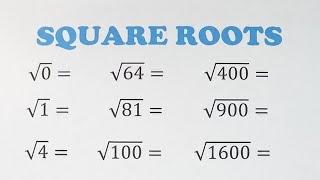 Memorize Square Roots - Teacher Gon